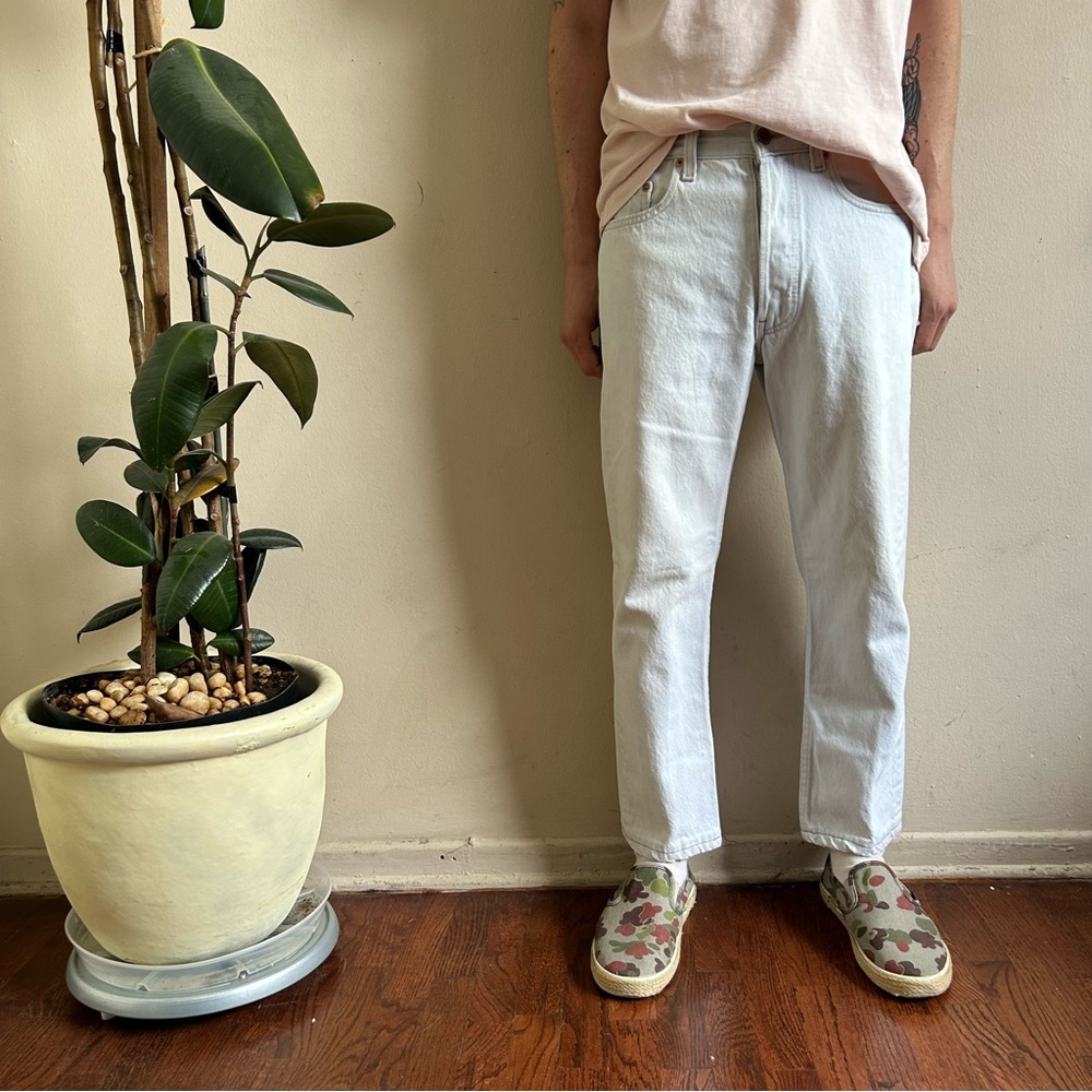 Bleached Out 1990 Levi's 501 Jeans